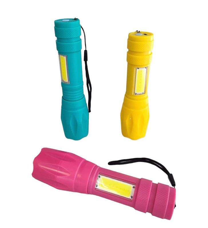 Wiederaufladbare Taschenlampe, 3-fach