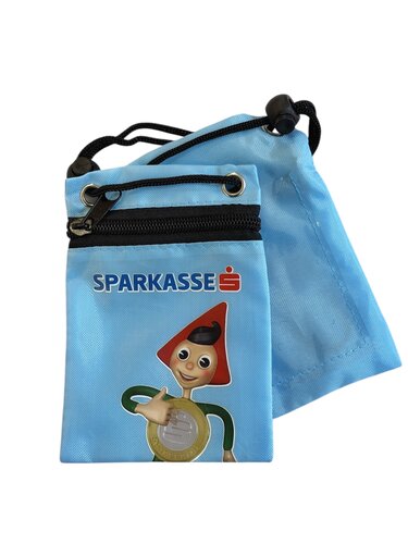 Nylon Brustbeutel "Sparefroh"