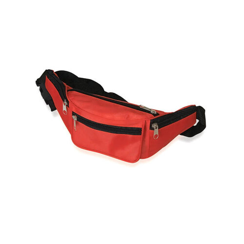 Bauchtasche - rot - aus robustem 420D