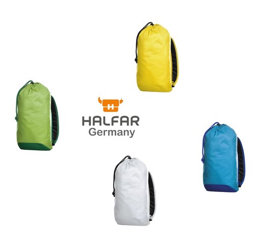 HALFAR-Rucksack mit Kordelzug, mehrfach