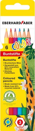 Buntstifte - 6-er lang Farbstifte,