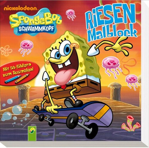 Riesenausmalblock "Spongebob