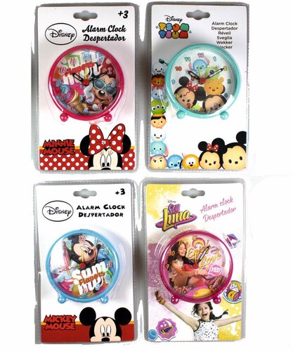 Disney Kinderwecker, mehrfach sortiert
