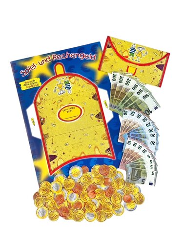 Euro Spiel- und Rechengeld aus Papier,