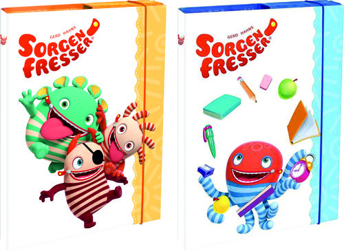 A4 Heftebox "Sorgenfresser" 2-fach