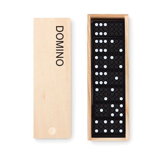 Domino Steine aus Holz