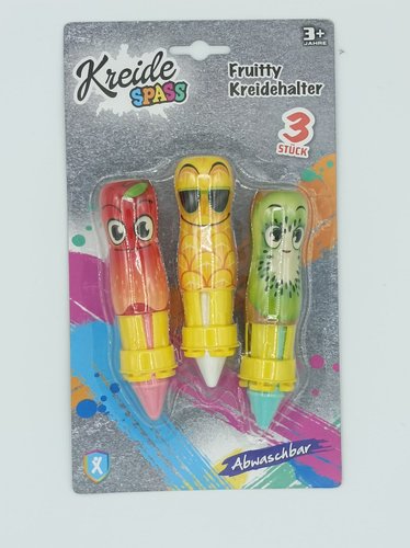 KREIDESPASS Fruitty Kreidehalter, 3er