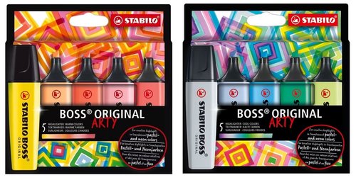 5er Textmarker STABILO BOSS ORIGINAL