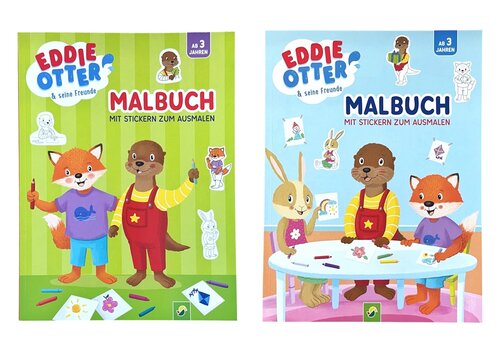 Malbuch Eddie Otter,