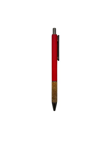 Druckkugelschreiber rot mit