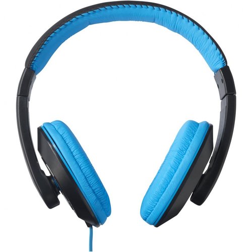 Stereo-Kopfhörer, Farbe blau/schwarz