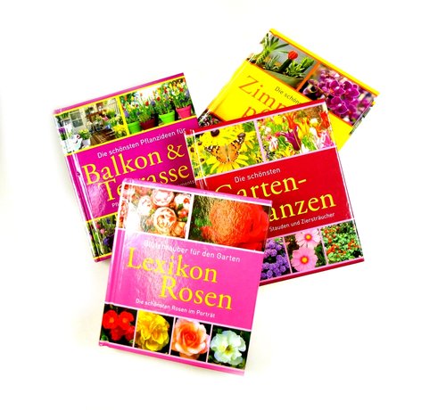 Gartenratgeberbuch, mehrfach sortiert