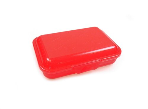Brotdose klein, Farbe rot