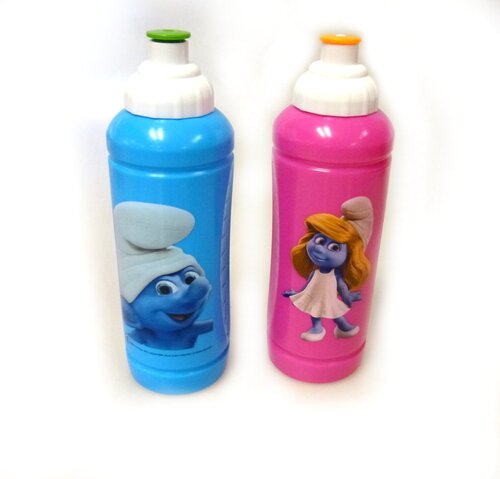Trinkflasche "Schlümpfe" 2-fach
