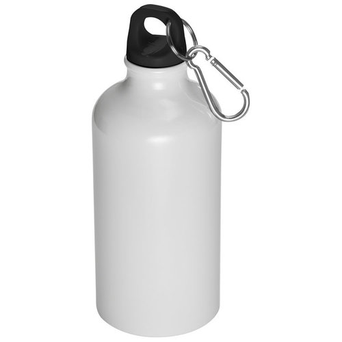 Trinkflasche aus Aluminium, Farbe weiß