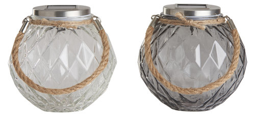 Solar Glas Windlicht