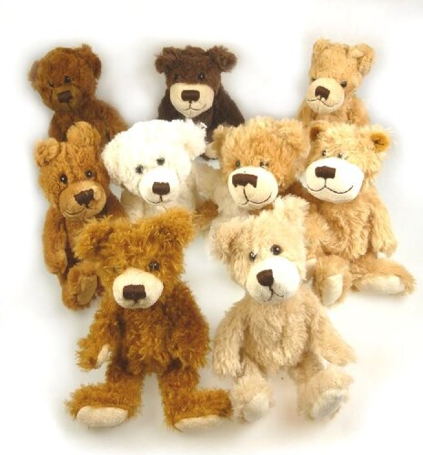 Plüschbär "Classic" 16 cm, mehrfach