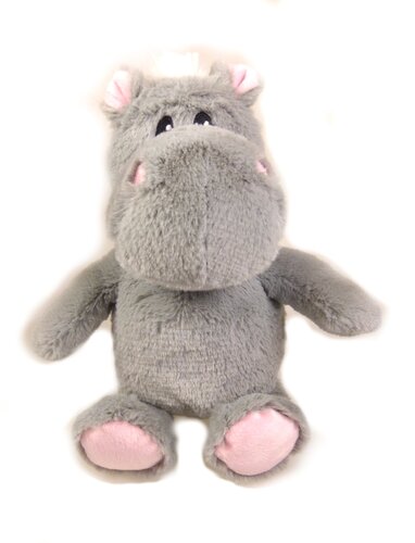 Plüsch-Nilpferd sitzend, ca. 33 cm