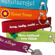 Schlüsselanhänger aus Filz