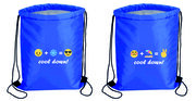 Sportbeutel "cool down" , Farbe blau,