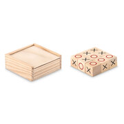 Tic-Tac-Toe Spiel aus Holz.