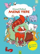 Wimmel-Malbuch Meine Tiere mit Rätseln