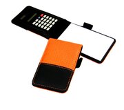 Notizmäppchen mit Solar-Rechner - Farbe