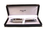 Schreibset "Petrocelli", Farbe silber