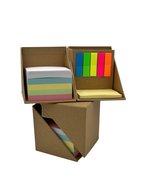 Haftnotiz-Set "CUBE" mit Stiftehalter