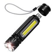 Wiederaufladbare COB Taschenlampe
