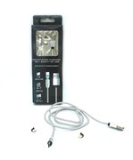 3-in-1 Safety-Ladekabel mit LED mit MZ