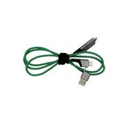 Schnellladekabel 60W, Farbe grün