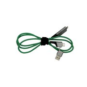 Schnellladekabel 60W, Farbe grün