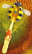 Zahnbürstenhalter "BIENE", auf- und
