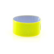 Reflexband mit Metallfeder, gelb