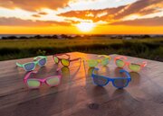 Sonnenbrille in modernen Farben