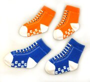 Baby Socken - Motiv: Volksbank, 2-fach