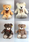 Plüschbär mit Schleife, 35 cm sitzend
