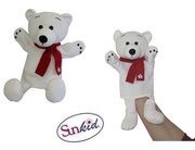 Plüsch-Handspielpuppe EISBÄR, Original
