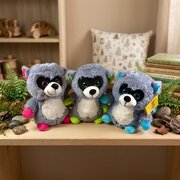 Süßer Waschbär mit Kulleraugen, 3-fach
